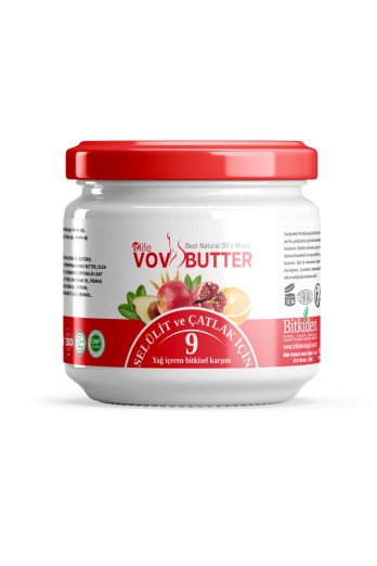 Vov Butter Selülit Ve Çatlak Kremi 9 Bitkisel Yağ Karışımı 190 ml